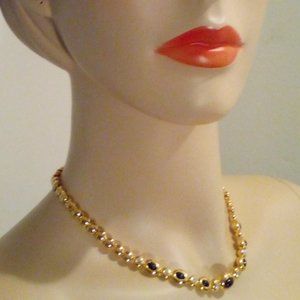 Brand New - Gold Bubble Design Necklace